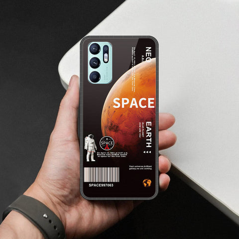 Oppo Reno 6 Cover - Limitless Series - HQ Ultra Shine Premium Infinity Glass Soft Silicon Borders Case