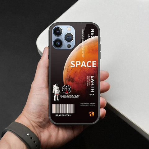 iPhone 14 Pro Max Cover - Limitless Series - HQ Ultra Shine Premium Infinity Glass Soft Silicon Borders Case