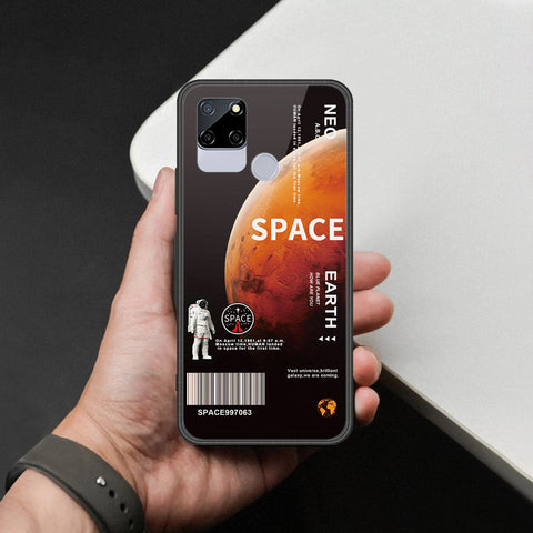 Realme C12 Cover - Limitless Series - HQ Ultra Shine Premium Infinity Glass Soft Silicon Borders Case