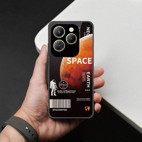 Infinix Hot 40 Pro Cover - Limitless Series - HQ Ultra Shine Premium Infinity Glass Soft Silicon Borders Case