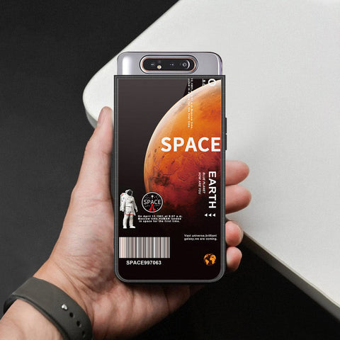 Samsung Galaxy A80 Cover - Limitless Series - HQ Ultra Shine Premium Infinity Glass Soft Silicon Borders Case