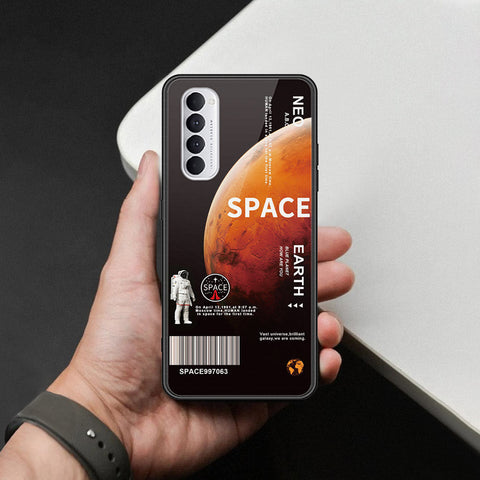 Oppo Reno 4 Pro Cover - Limitless Series - HQ Ultra Shine Premium Infinity Glass Soft Silicon Borders Case