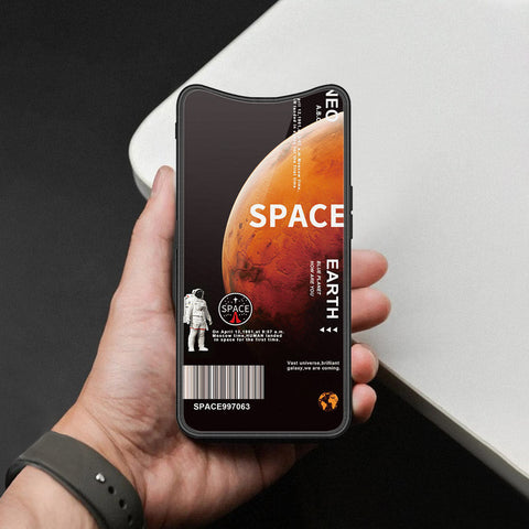 Oppo Find X Cover - Limitless Series - HQ Ultra Shine Premium Infinity Glass Soft Silicon Borders Case