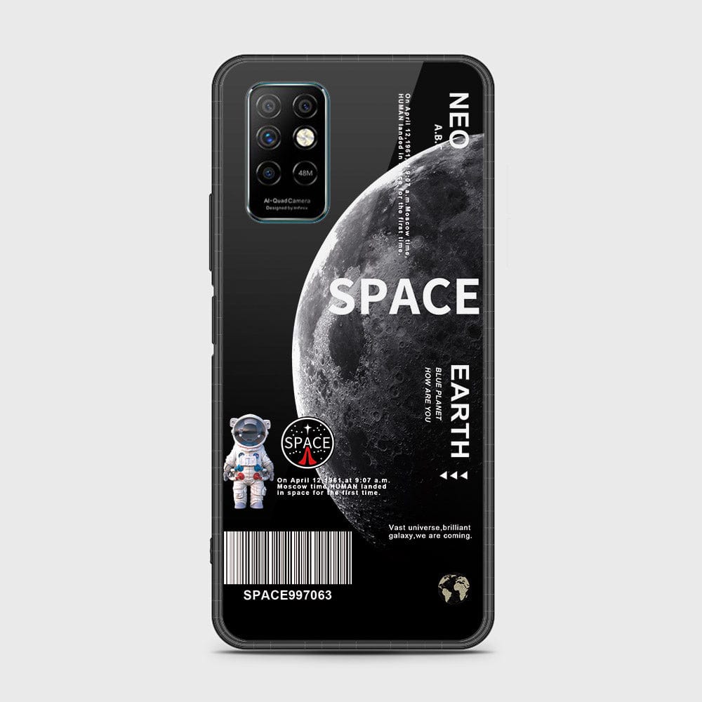 Infinix Note 8i Cover- Limitless Series - HQ Ultra Shine Premium Infinity Glass Soft Silicon Borders Case (Fast Delivery)