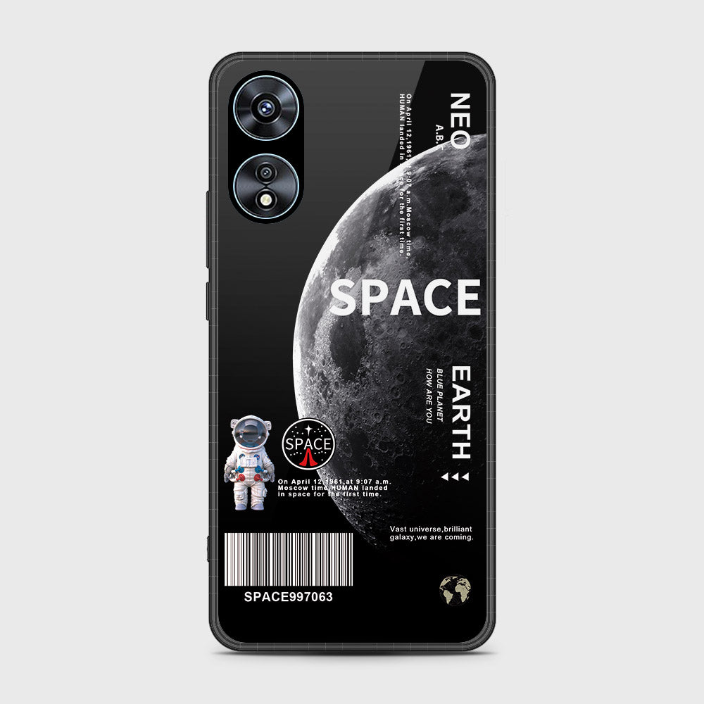 Oppo A78 4G Cover- Limitless Series - HQ Ultra Shine Premium Infinity Glass Soft Silicon Borders Case (Fast Delivery) (SU)