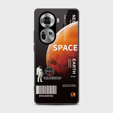 Oppo Reno 11 5G Cover- Limitless Series - HQ Ultra Shine Premium Infinity Glass Soft Silicon Borders Case
