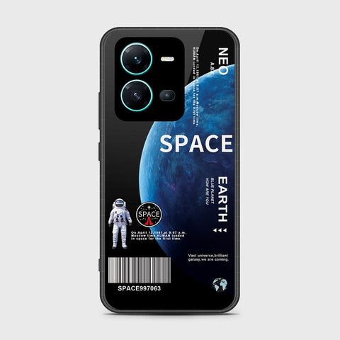 Vivo V25e Cover- Limitless Series - HQ Ultra Shine Premium Infinity Glass Soft Silicon Borders Case (Fast Delivery)