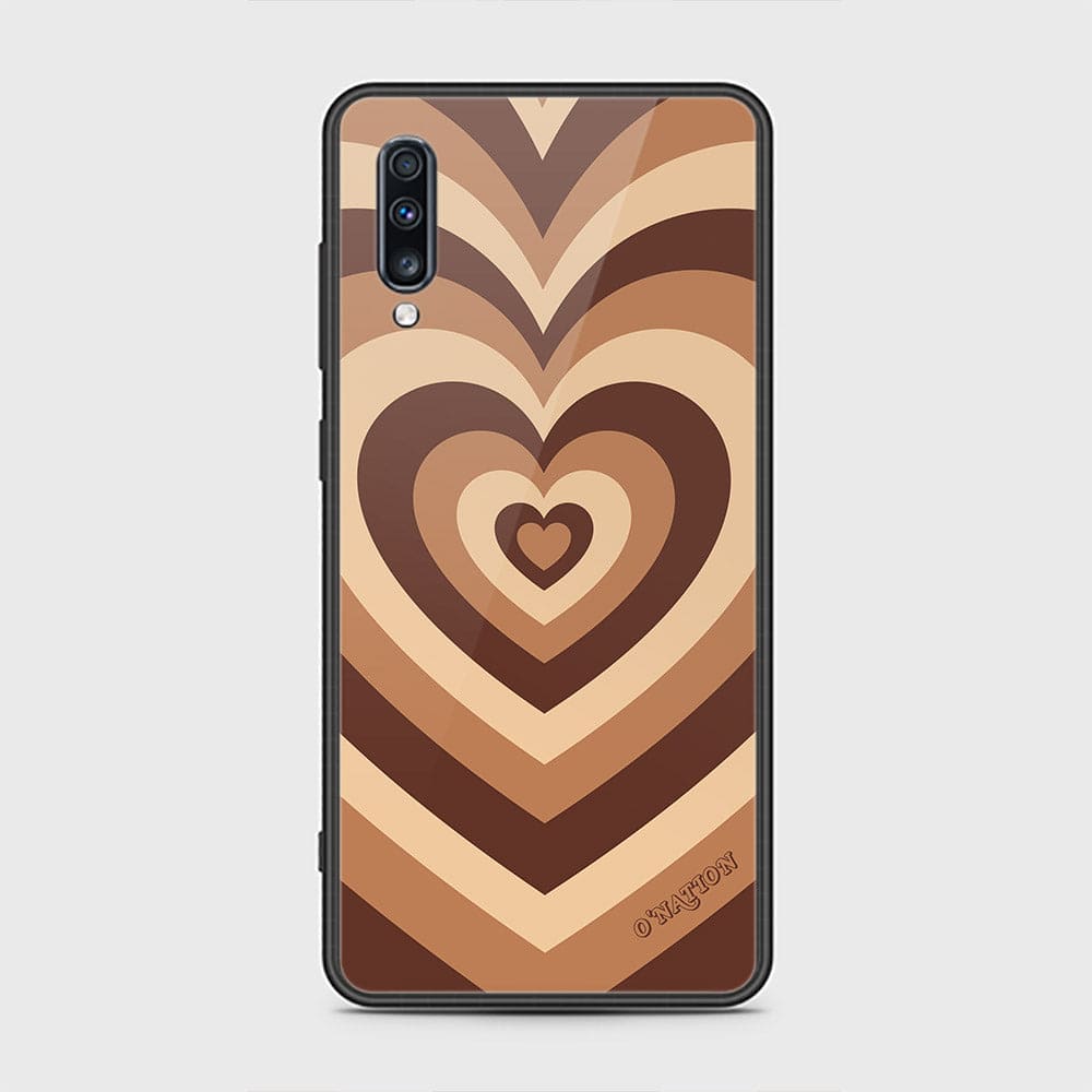 Samsung Galaxy A70s Cover - O'Nation Heartbeat Series - D21 - HQ Ultra Shine Premium Infinity Glass Soft Silicon Borders Case ( Fast Delivery )