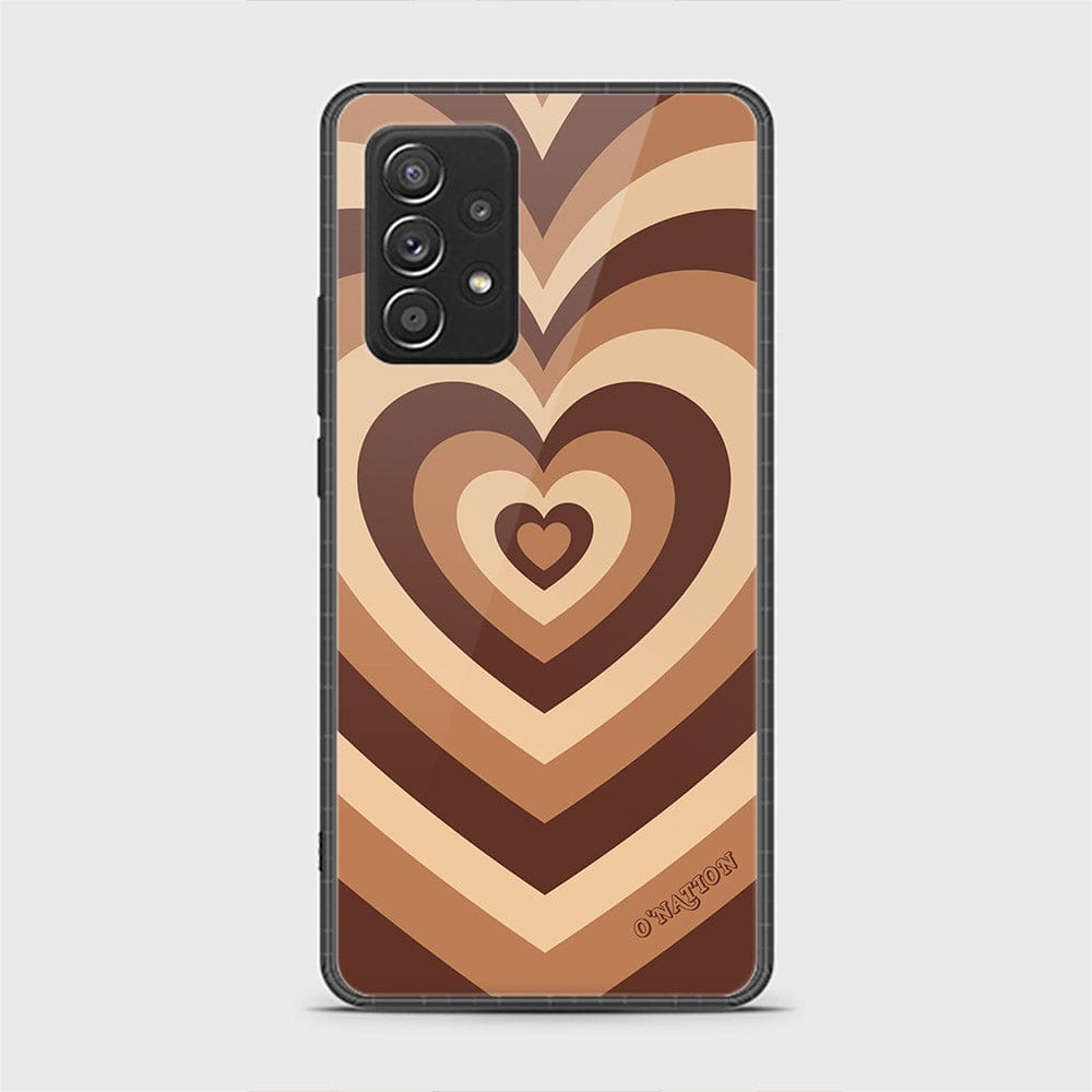 Samsung Galaxy A52s 5G Cover - O'Nation Heartbeat Series - HQ Ultra Shine Premium Infinity Glass Soft Silicon Borders Case