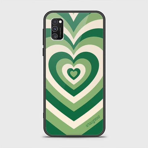 Samsung Galaxy A03s Cover - O'Nation Heartbeat Series - HQ Ultra Shine Premium Infinity Glass Soft Silicon Borders Case
