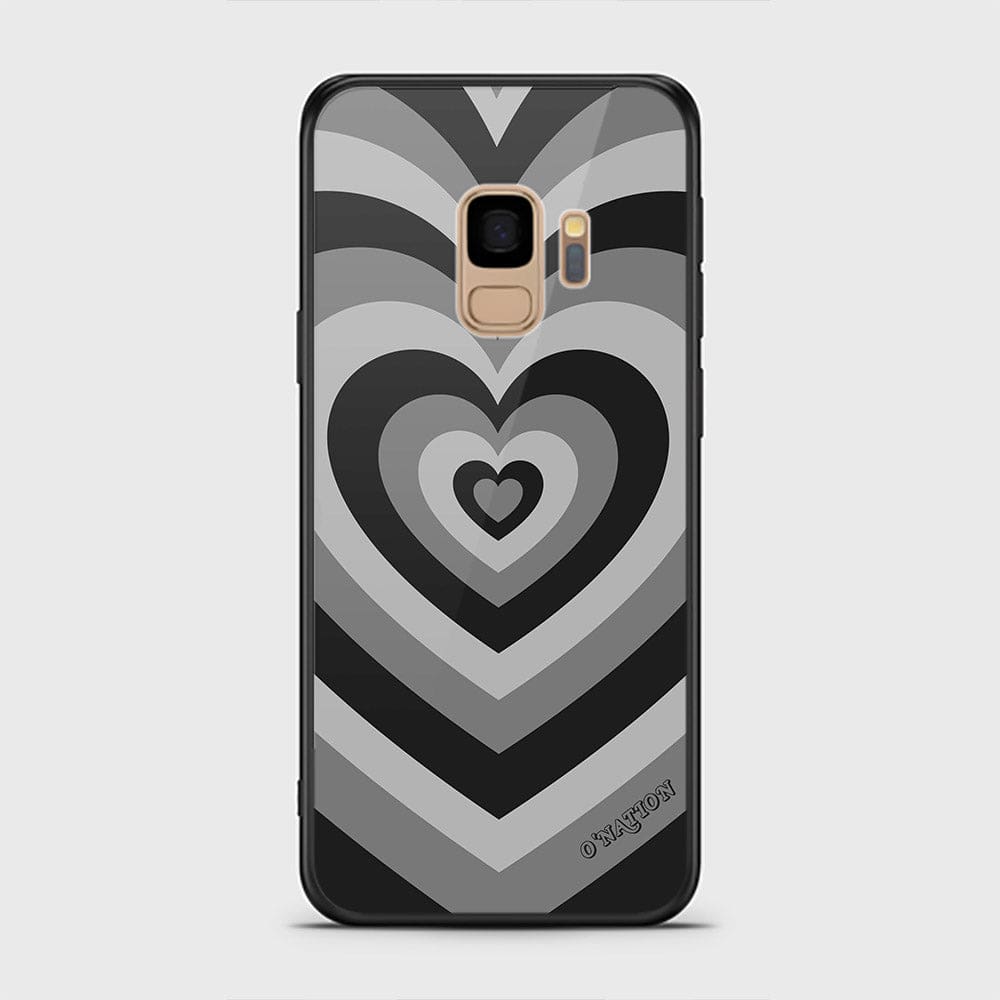 Samsung Galaxy S9 Cover - O'Nation Heartbeat Series - D24 - HQ Ultra Shine Premium Infinity Glass Soft Silicon Borders Case ( fast Delivery )