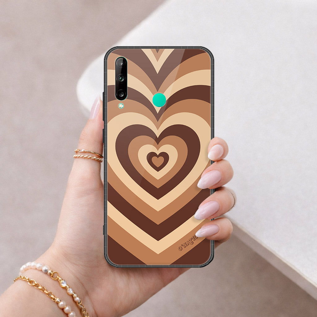 Huawei Y7P Cover - O'Nation Heartbeat Series - HQ Ultra Shine Premium Infinity Glass Soft Silicon Borders Case