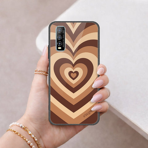 Vivo Y70s Cover - O'Nation Heartbeat Series - HQ Ultra Shine Premium Infinity Glass Soft Silicon Borders Case