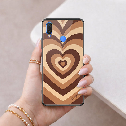 Huawei Nova 3 Cover - O'Nation Heartbeat Series - HQ Ultra Shine Premium Infinity Glass Soft Silicon Borders Case