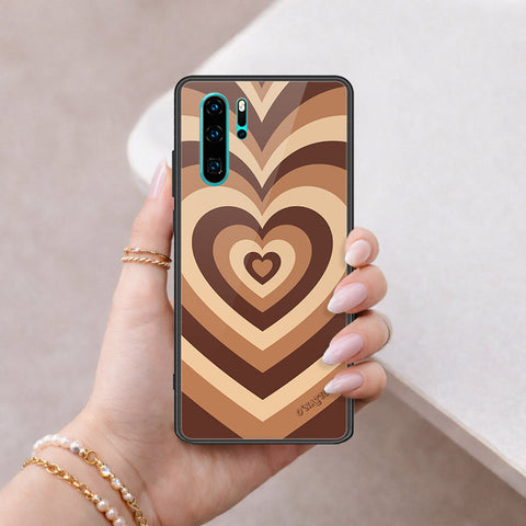 Huawei P30 Pro Cover - O'Nation Heartbeat Series - HQ Ultra Shine Premium Infinity Glass Soft Silicon Borders Case