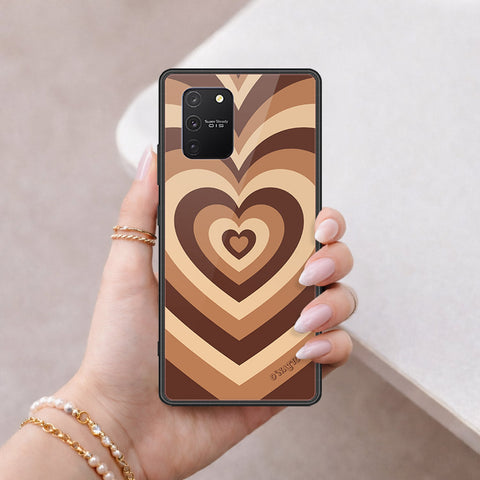 Samsung Galaxy S10 Lite Cover - O'Nation Heartbeat Series - HQ Ultra Shine Premium Infinity Glass Soft Silicon Borders Case