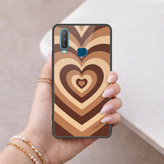 Vivo Y17 Cover - O'Nation Heartbeat Series - HQ Ultra Shine Premium Infinity Glass Soft Silicon Borders Case