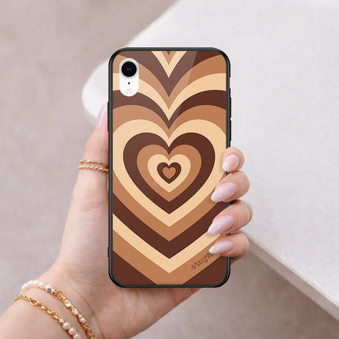 iPhone XR - O'Nation Heartbeat Series - HQ Ultra Shine Premium Infinity Glass Soft Silicon Borders Case