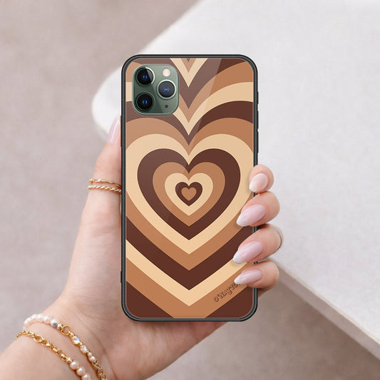 iPhone 11 Pro - O'Nation Heartbeat Series - HQ Ultra Shine Premium Infinity Glass Soft Silicon Borders Case
