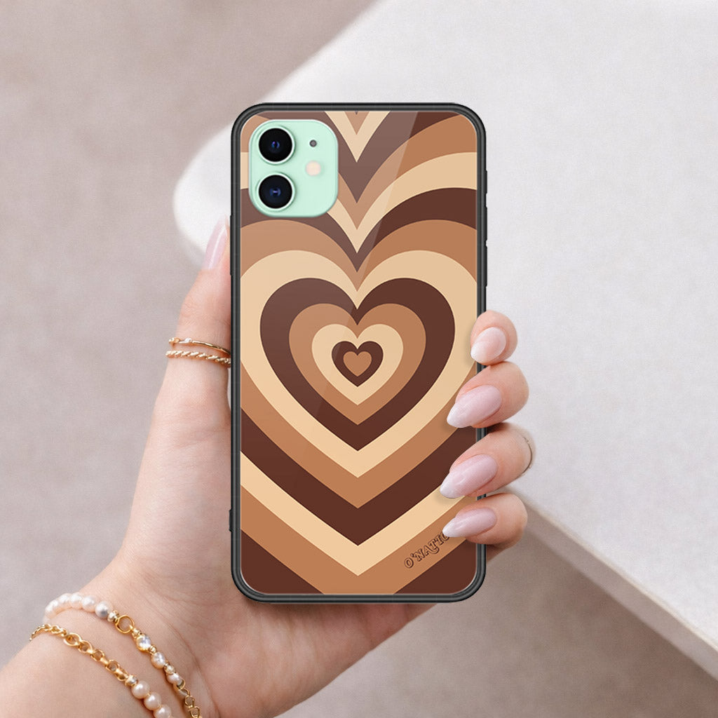 iPhone 11 - O'Nation Heartbeat Series - HQ Ultra Shine Premium Infinity Glass Soft Silicon Borders Case