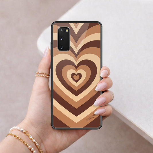 Samsung Galaxy S20 Cover - O'Nation Heartbeat Series - HQ Ultra Shine Premium Infinity Glass Soft Silicon Borders Case