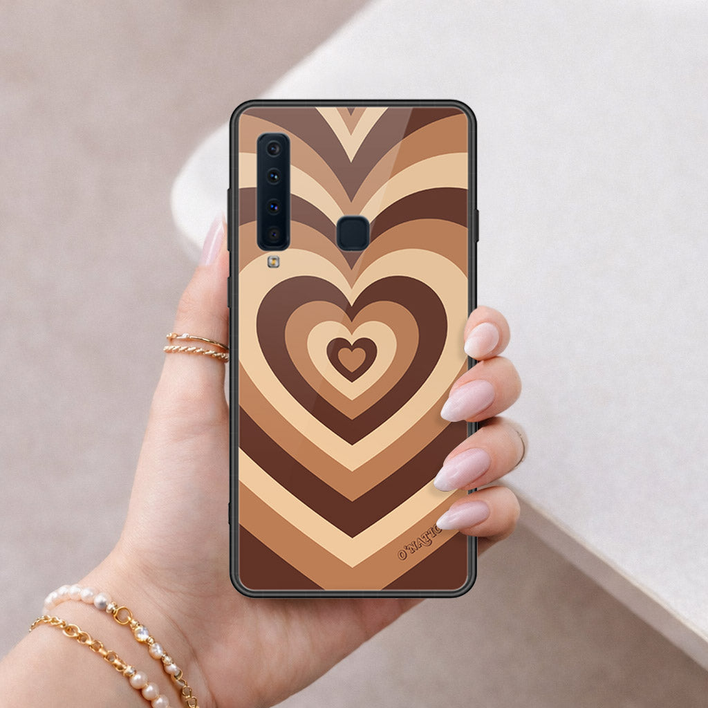 Samsung Galaxy A9 Star Pro Cover - O'Nation Heartbeat Series - HQ Ultra Shine Premium Infinity Glass Soft Silicon Borders Case