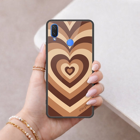 Huawei P Smart Plus Cover - O'Nation Heartbeat Series - HQ Ultra Shine Premium Infinity Glass Soft Silicon Borders Case