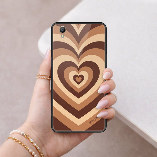 Oppo A37 Cover - O'Nation Heartbeat Series - HQ Ultra Shine Premium Infinity Glass Soft Silicon Borders Case