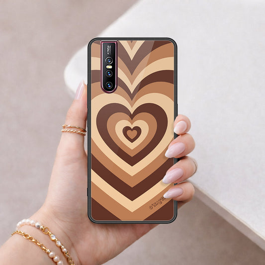 Vivo V15 Pro Cover - O'Nation Heartbeat Series - HQ Ultra Shine Premium Infinity Glass Soft Silicon Borders Case