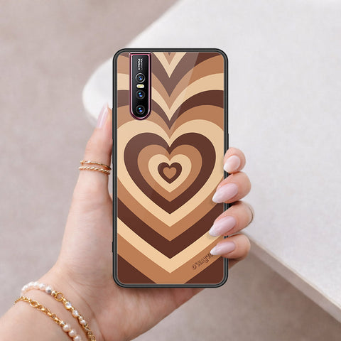 Vivo V15 Pro Cover - O'Nation Heartbeat Series - HQ Ultra Shine Premium Infinity Glass Soft Silicon Borders Case