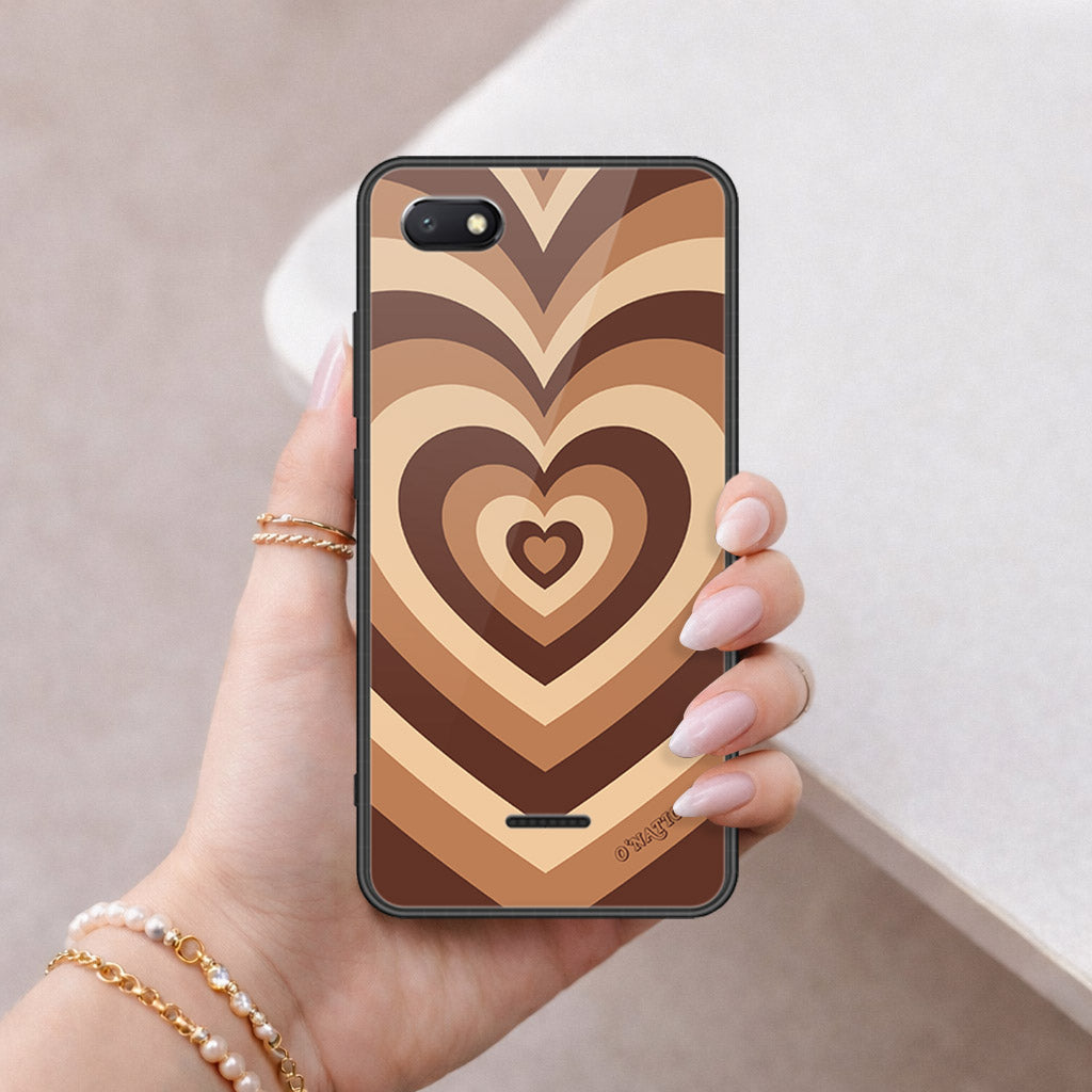 Xiaomi Redmi 6A Cover - O'Nation Heartbeat Series - HQ Ultra Shine Premium Infinity Glass Soft Silicon Borders Case