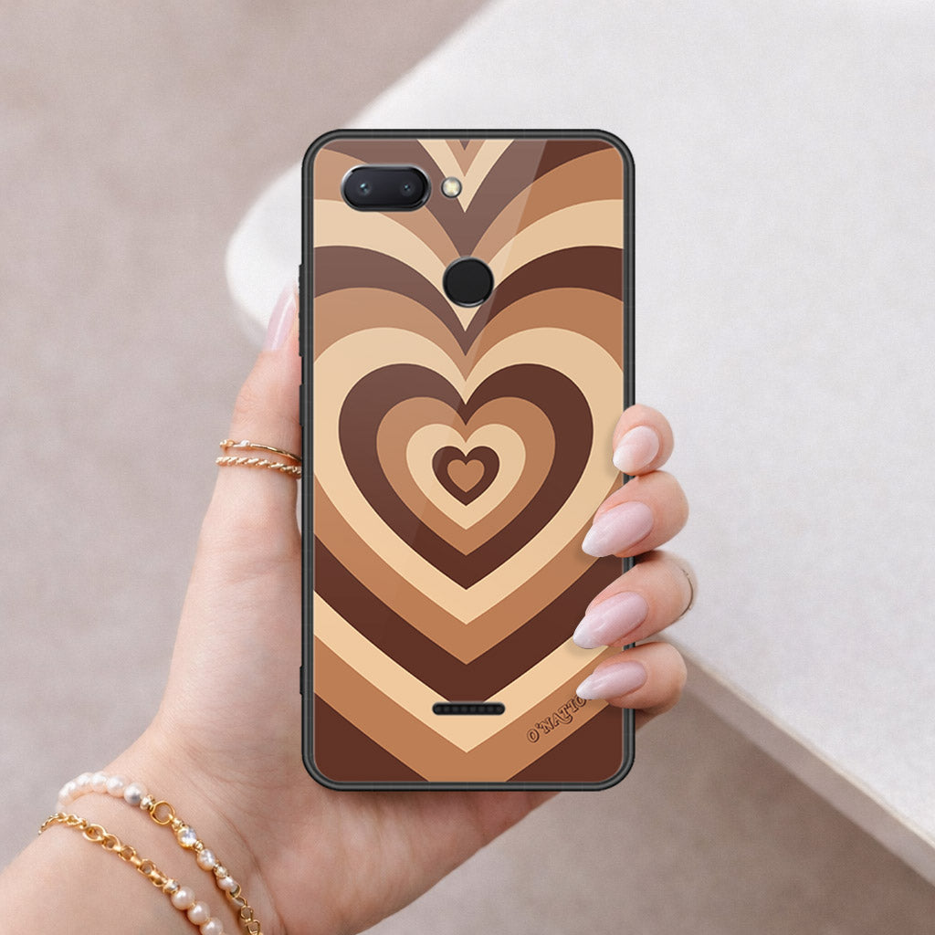 Xiaomi Redmi 6 Cover - O'Nation Heartbeat Series - HQ Ultra Shine Premium Infinity Glass Soft Silicon Borders Case