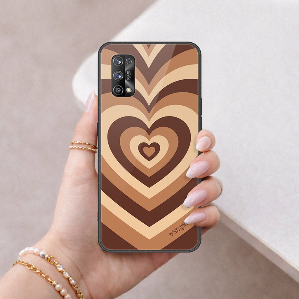 Realme 7 Pro Cover - O'Nation Heartbeat Series - HQ Ultra Shine Premium Infinity Glass Soft Silicon Borders Case