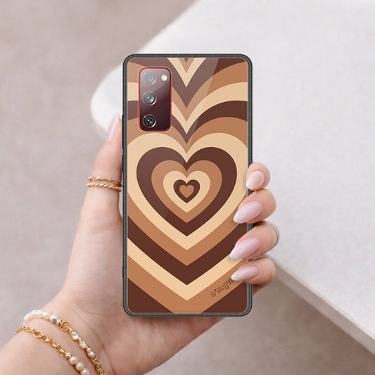 Samsung Galaxy S20 FE Cover - O'Nation Heartbeat Series - HQ Ultra Shine Premium Infinity Glass Soft Silicon Borders Case