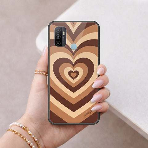 Oppo A53s Cover - O'Nation Heartbeat Series - HQ Ultra Shine Premium Infinity Glass Soft Silicon Borders Case
