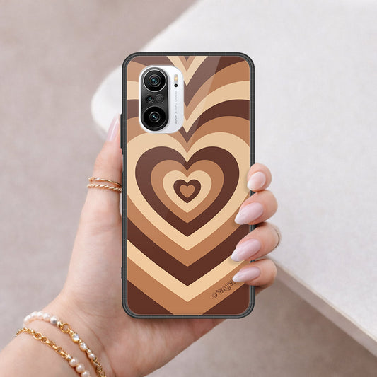 Xiaomi Redmi K40 Cover - O'Nation Heartbeat Series - HQ Ultra Shine Premium Infinity Glass Soft Silicon Borders Case
