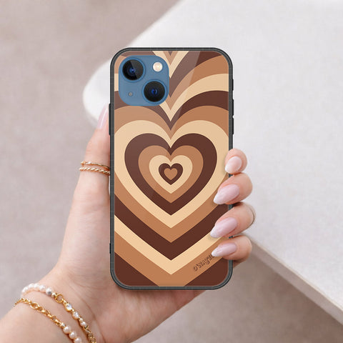 iPhone 13 Cover - O'Nation Heartbeat Series - HQ Ultra Shine Premium Infinity Glass Soft Silicon Borders Case