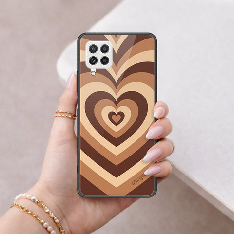 Samsung Galaxy M32 Cover - O'Nation Heartbeat Series - HQ Ultra Shine Premium Infinity Glass Soft Silicon Borders Case
