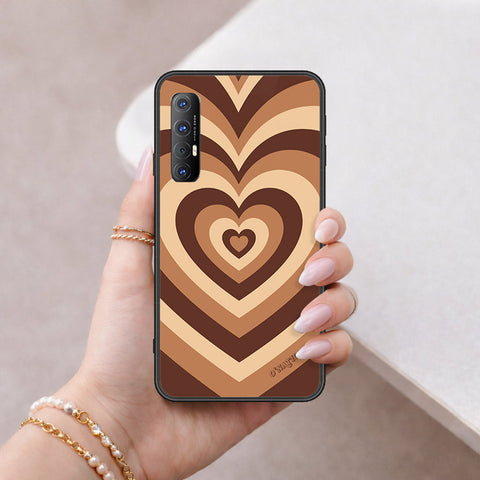 Oppo Reno 3 Pro Cover - O'Nation Heartbeat Series - HQ Ultra Shine Premium Infinity Glass Soft Silicon Borders Case