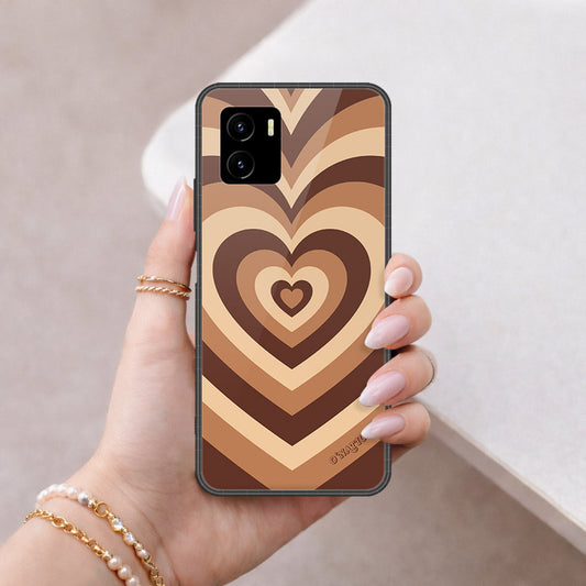 Vivo Y15s Cover - O'Nation Heartbeat Series - HQ Ultra Shine Premium Infinity Glass Soft Silicon Borders Case