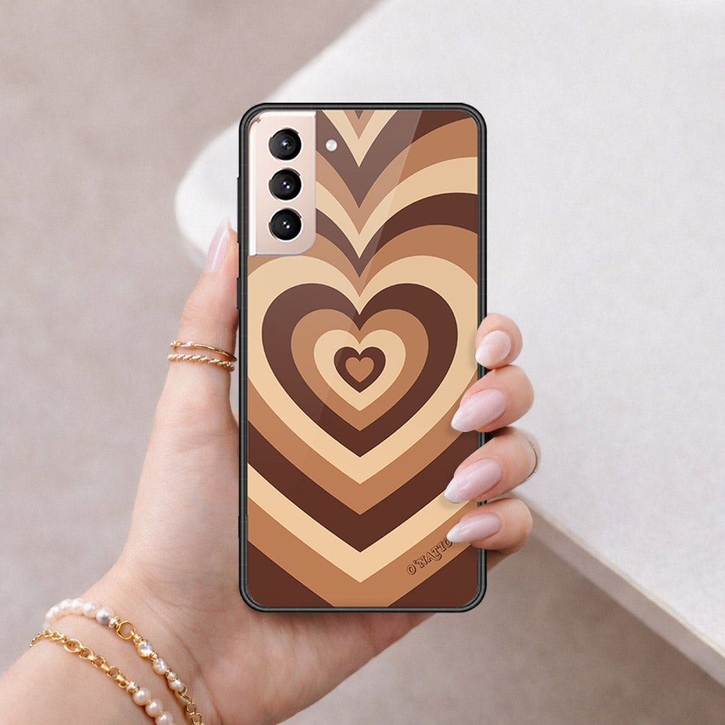Samsung Galaxy S22 Plus 5G Cover - O'Nation Heartbeat Series - HQ Ultra Shine Premium Infinity Glass Soft Silicon Borders Case