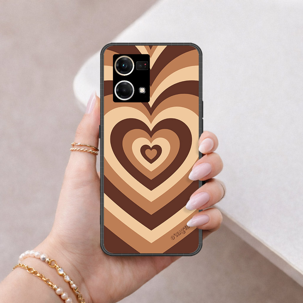 Oppo F21 Pro 4G Cover - O'Nation Heartbeat Series - HQ Ultra Shine Premium Infinity Glass Soft Silicon Borders Case