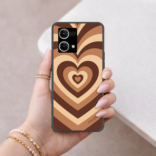 Oppo F21 Pro 4G Cover - O'Nation Heartbeat Series - HQ Ultra Shine Premium Infinity Glass Soft Silicon Borders Case