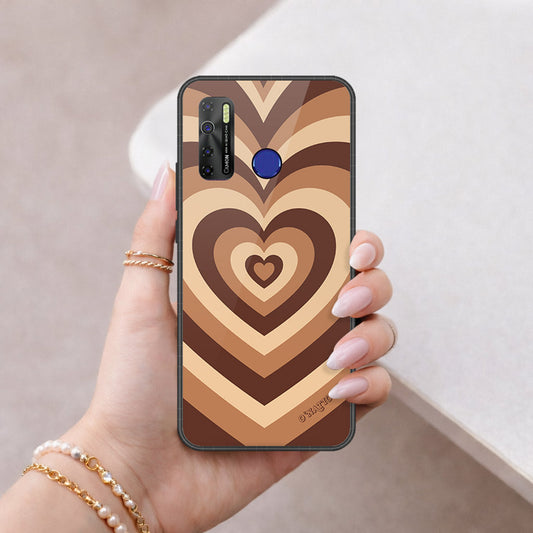 Tecno Camon 15 Cover - O'Nation Heartbeat Series - HQ Ultra Shine Premium Infinity Glass Soft Silicon Borders Case
