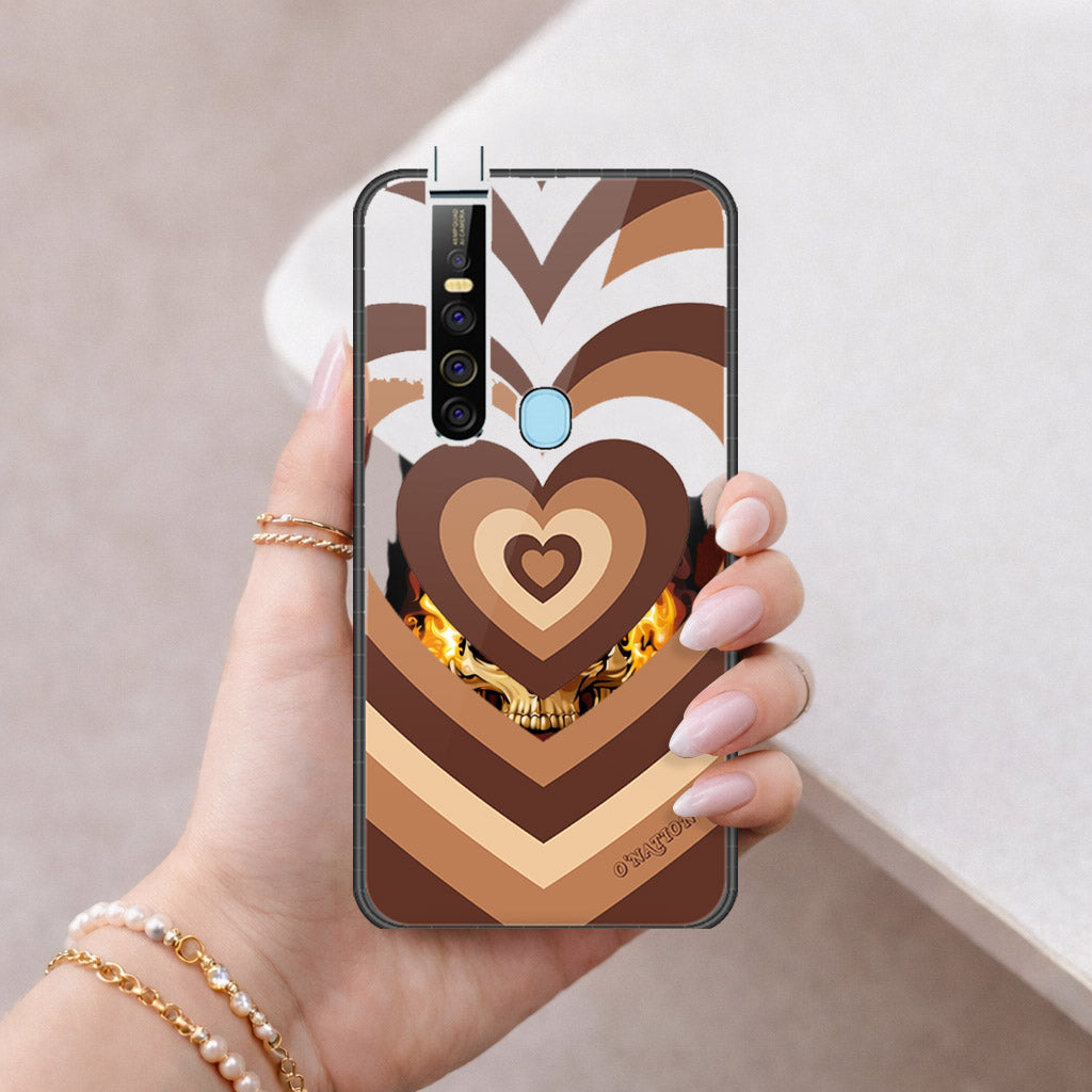 Tecno Camon 15 Pro Cover - O'Nation Heartbeat Series - HQ Ultra Shine Premium Infinity Glass Soft Silicon Borders Case