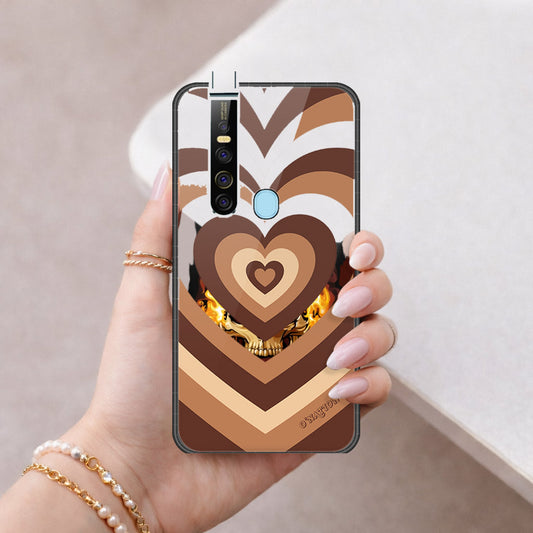 Tecno Camon 15 Premier Cover - O'Nation Heartbeat Series - HQ Ultra Shine Premium Infinity Glass Soft Silicon Borders Case
