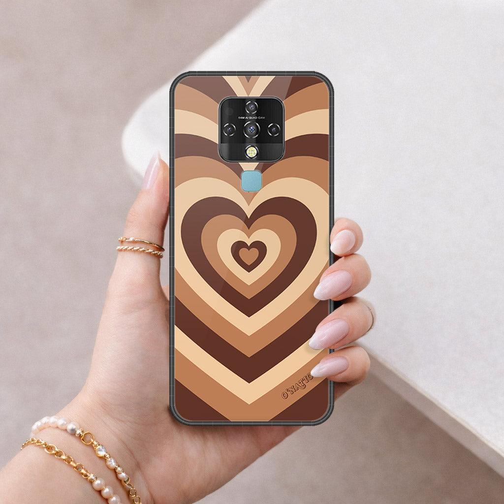 Tecno Camon 16 SE Cover - O'Nation Heartbeat Series - HQ Ultra Shine Premium Infinity Glass Soft Silicon Borders Case