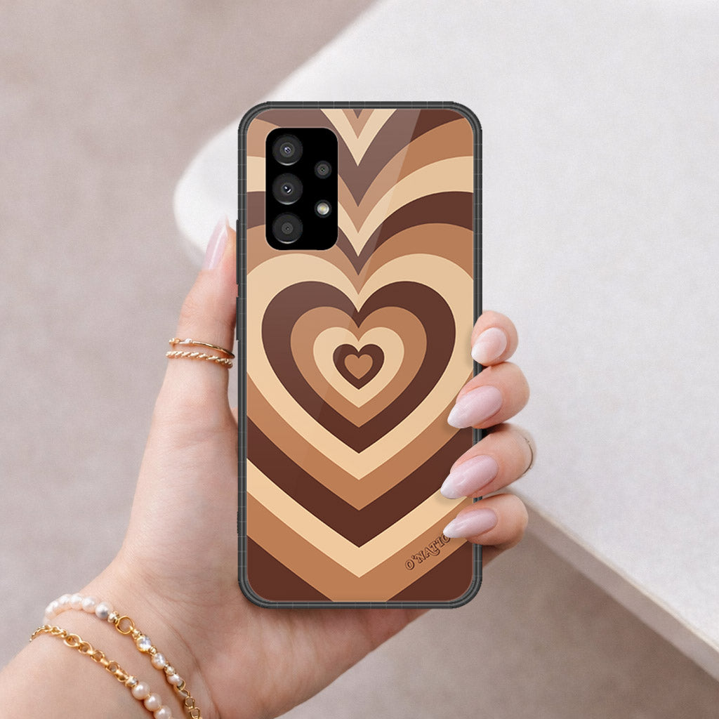 Samsung Galaxy A53 5G Cover - O'Nation Heartbeat Series - HQ Ultra Shine Premium Infinity Glass Soft Silicon Borders Case
