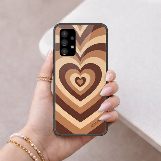 Samsung Galaxy A33 5G Cover - O'Nation Heartbeat Series - HQ Ultra Shine Premium Infinity Glass Soft Silicon Borders Case