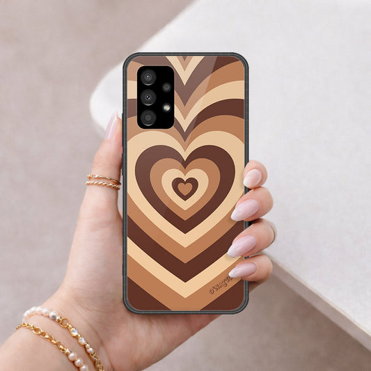 Samsung Galaxy A73 5G Cover - O'Nation Heartbeat Series - HQ Ultra Shine Premium Infinity Glass Soft Silicon Borders Case